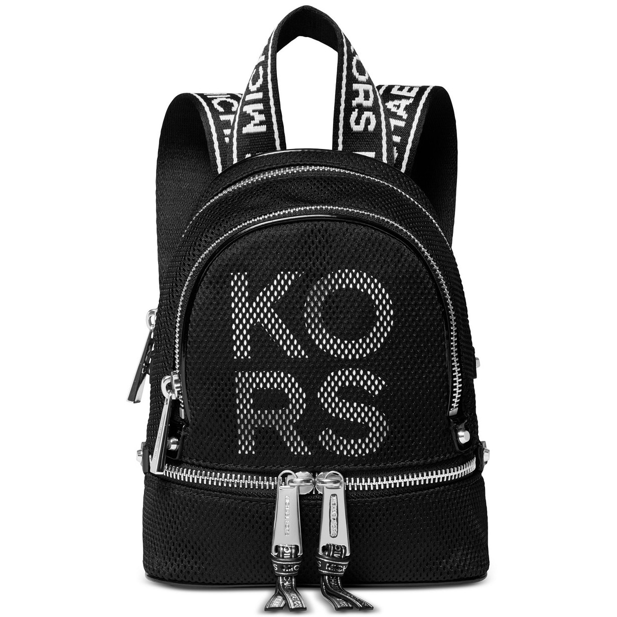 michael kors rhea mini backpack black