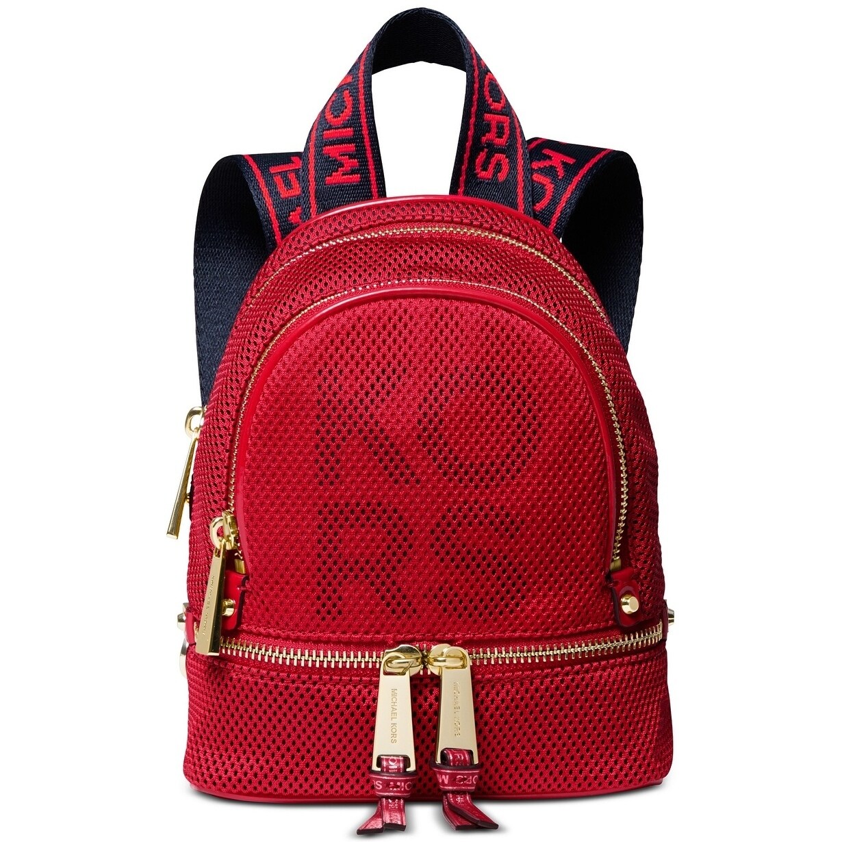 michael kors backpack red