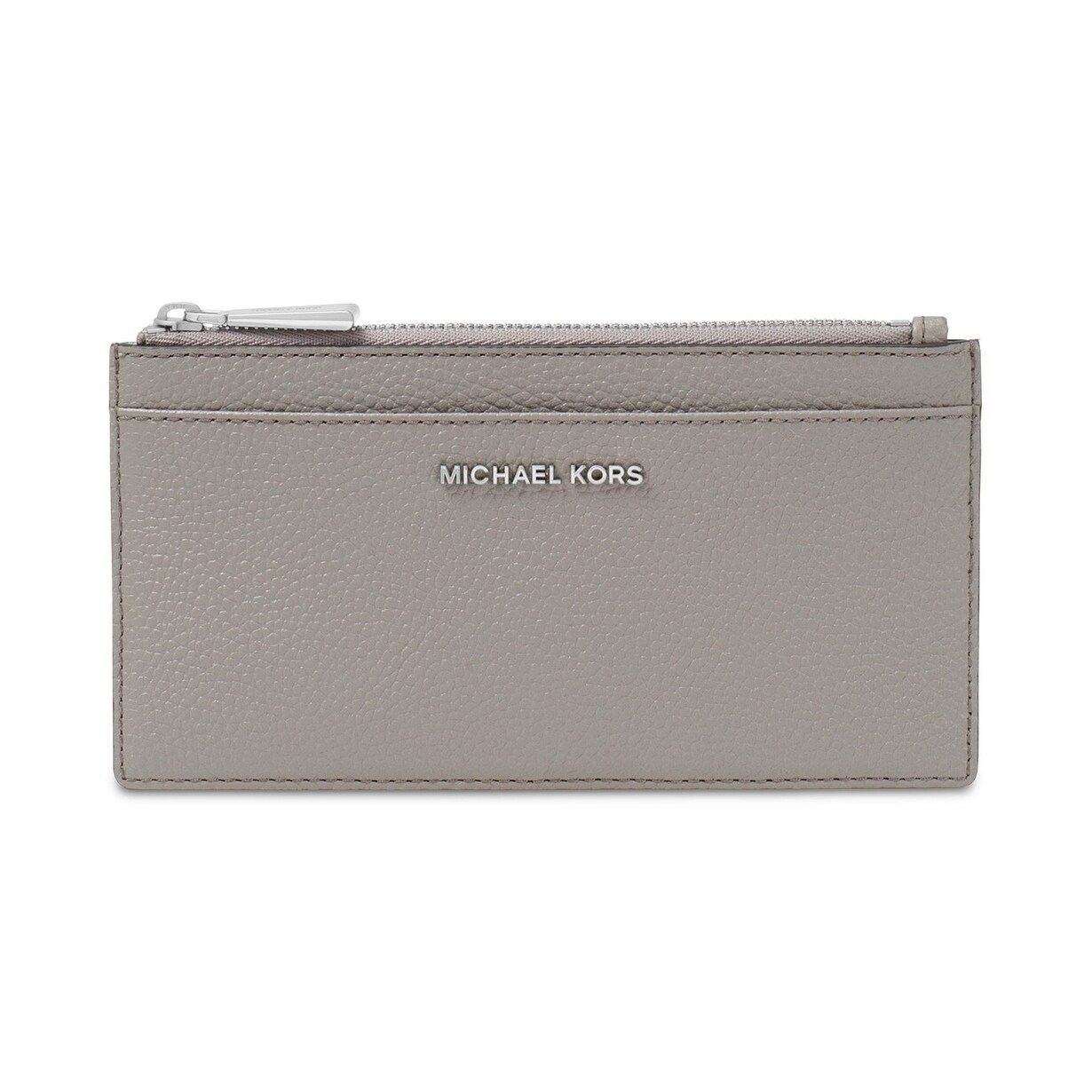 michael kors pebble leather slim card case