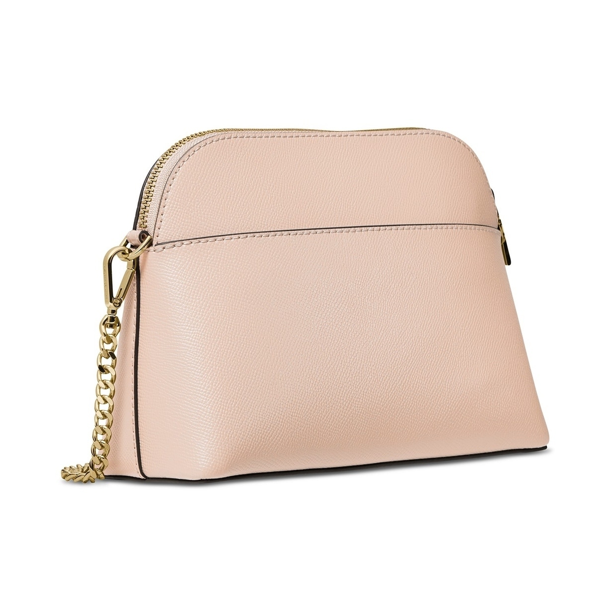 michael kors crossgrain leather dome crossbody