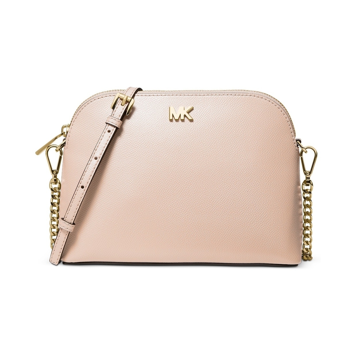 michael kors pink and gold purse
