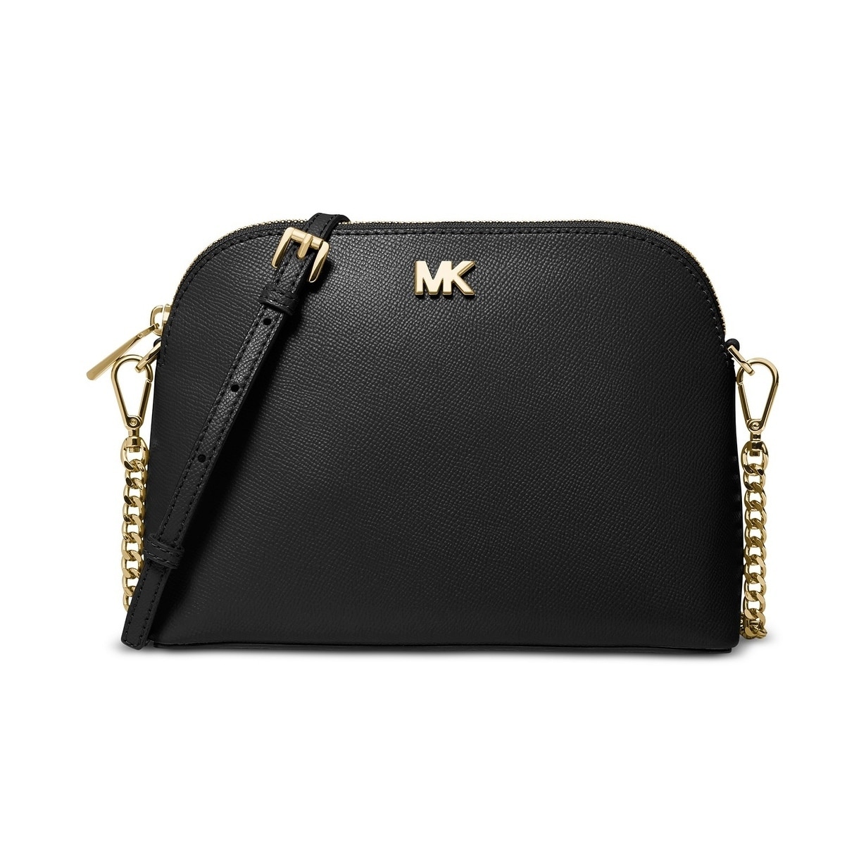 black and gold michael kors purse