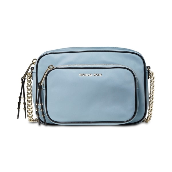 michael kors camera bag blue