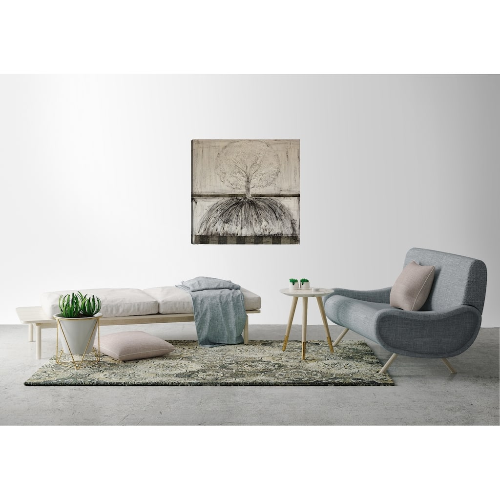 ArtMaison Canada,Deep Root Trees I Giclee Gallery Wrapped Canvas Wall Art Décor |Modern Décor for Home, Office|30X30