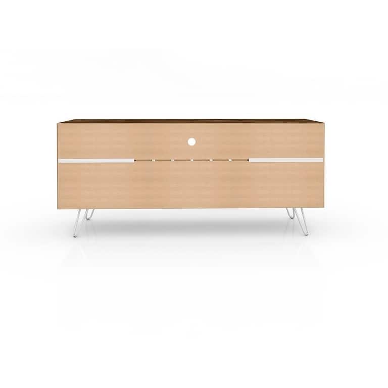 Baxter Mid Century- Modern 53.54 In. Wine Rack Media Cabinet Console