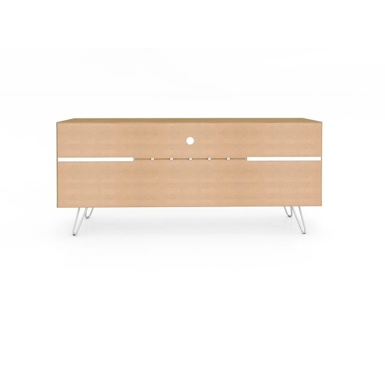 Baxter Mid Century- Modern 53.54 In. Wine Rack Media Cabinet Console