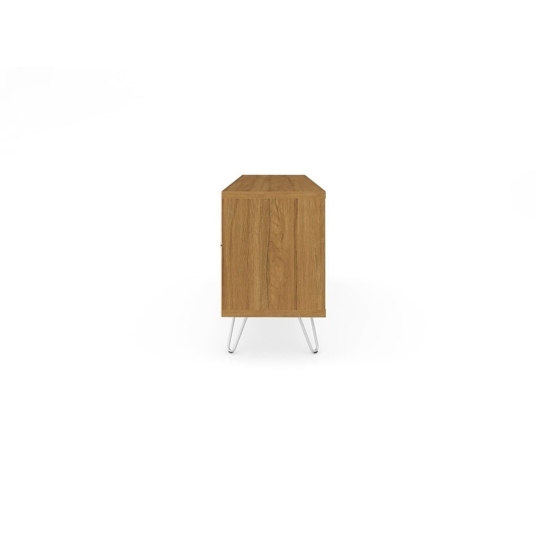 Baxter Mid Century- Modern 53.54 In. Wine Rack Media Cabinet Console
