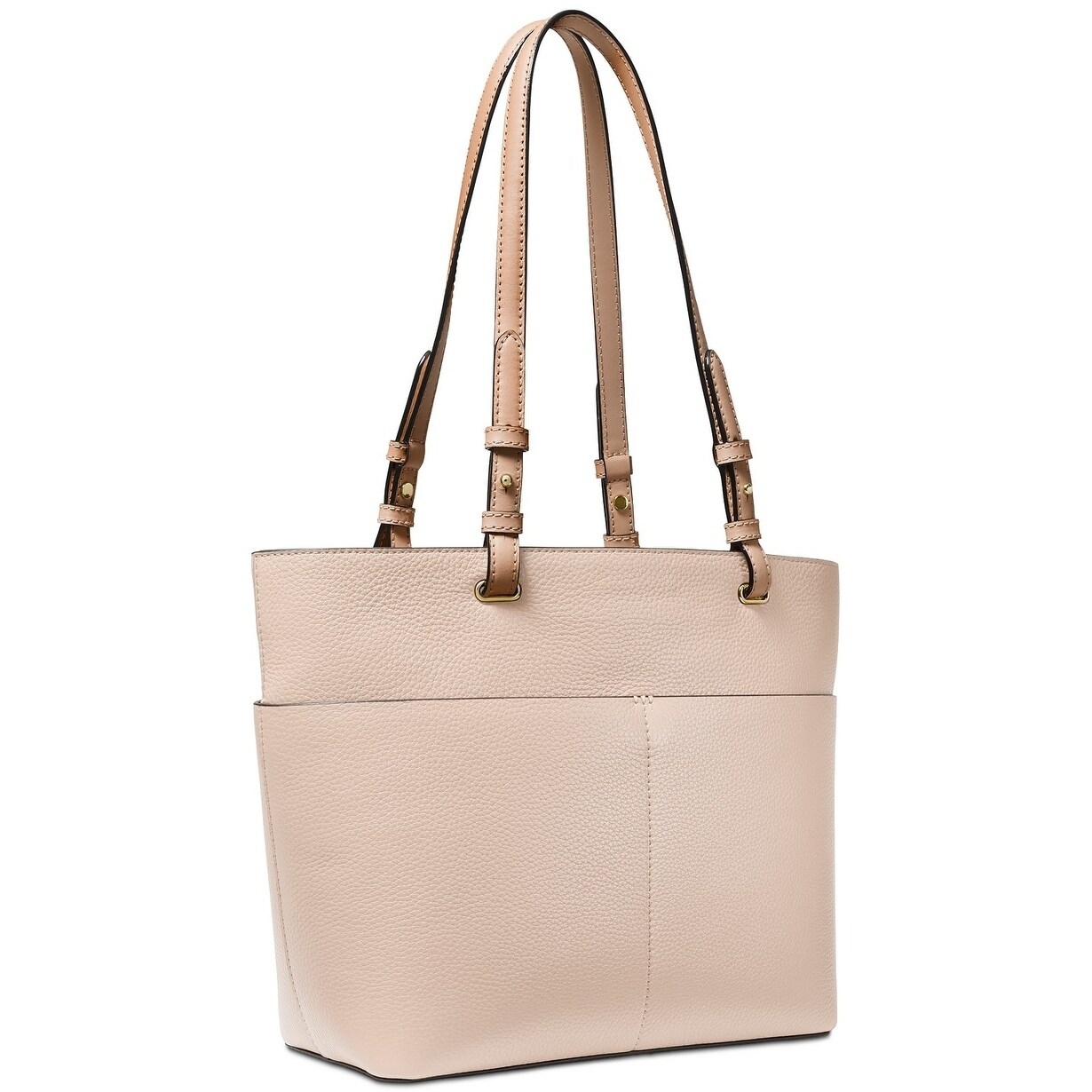 rose gold leather tote