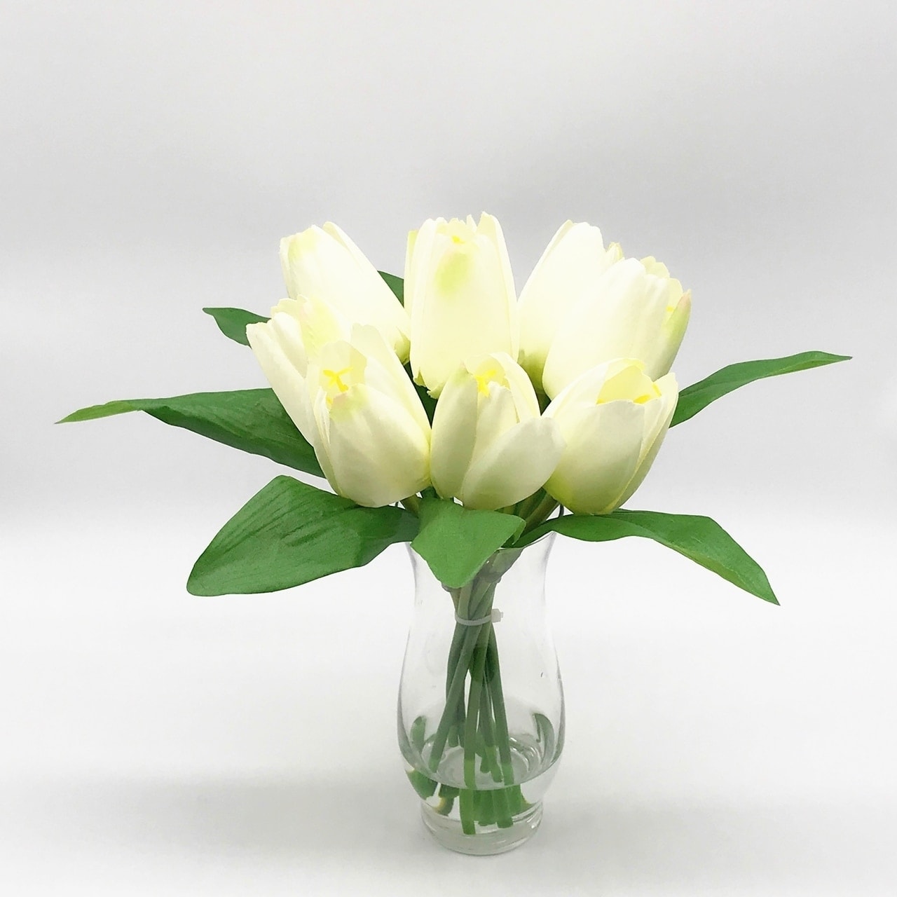 Enova Home Artificial Silk Tulips Fake Flowers Centerpiece - Picture 8 of 20