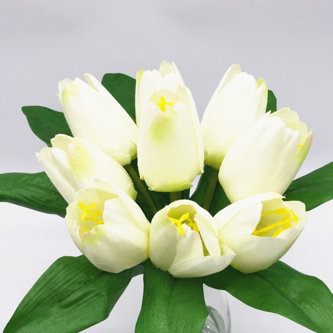 Enova Home Artificial Silk Tulips Fake Flowers Centerpiece - Picture 10 of 20
