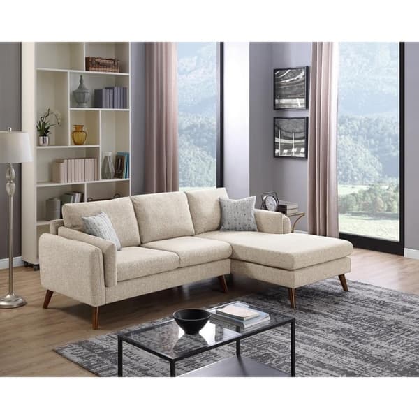 Founders Mid Century Modern Right Facing Sectional Sofa Right Facing Sectional Sofa