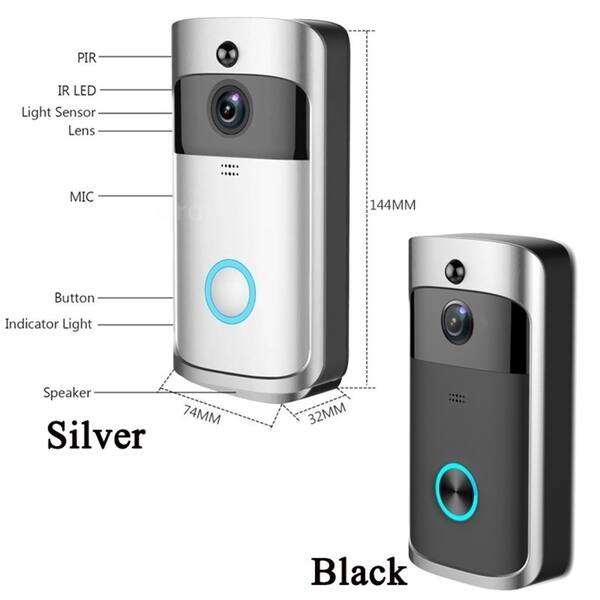 Shop Wifi Wireless Doorbell Two Way Audio Smart Doorbell Security