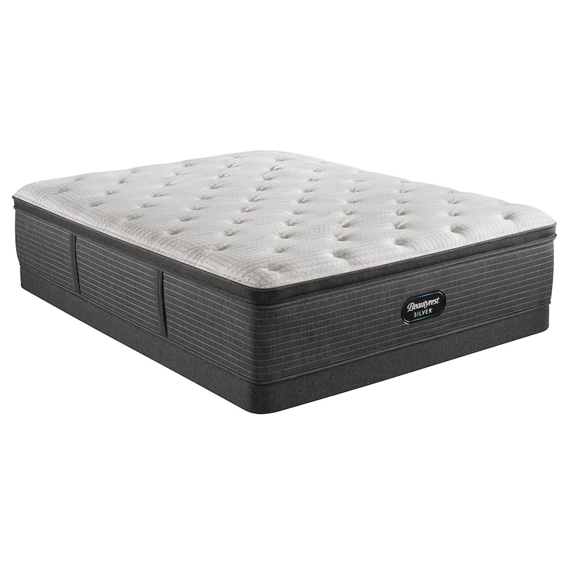 Beautyrest Silver BRS900-C 16-inch Plush Pillow Top Mattress Set