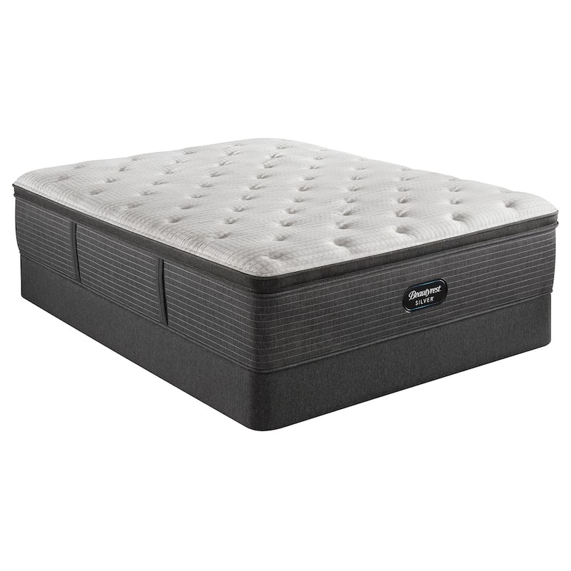 Beautyrest Silver BRS900-C 16-inch Plush Pillow Top Mattress Set