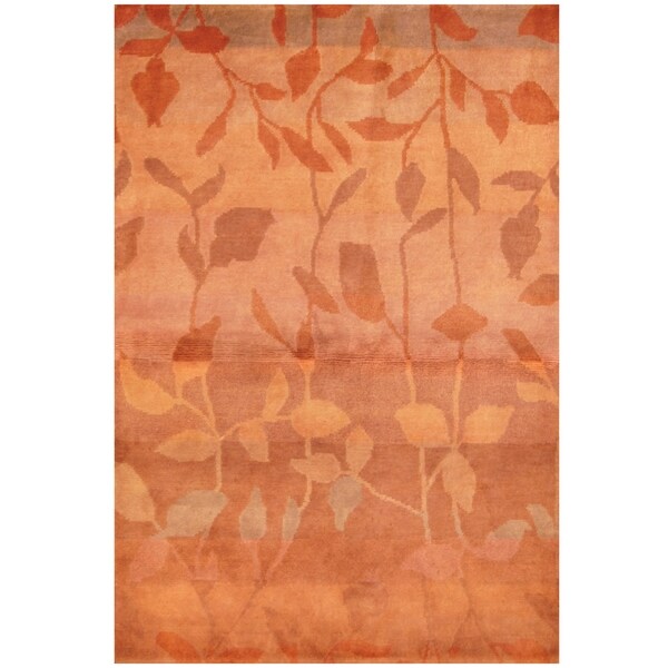 Handmade One-of-a-Kind Tibetan Wool Rug (India)