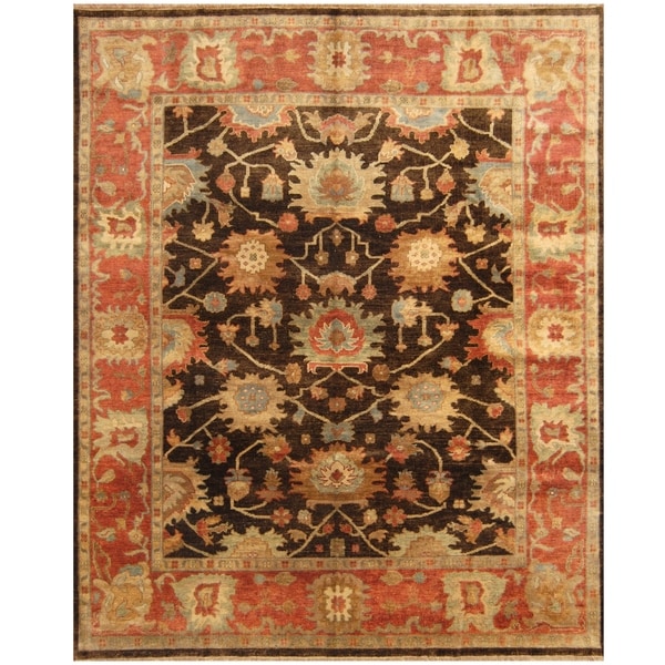 Handmade One-of-a-Kind Mahal Wool Rug (India) - 8' x 10'