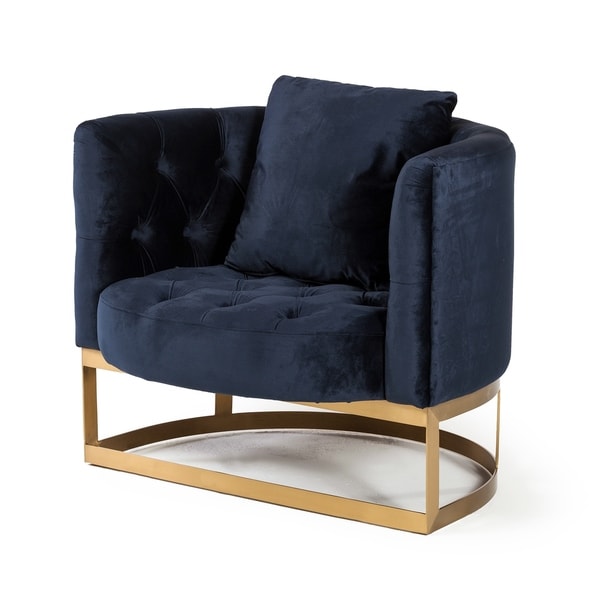 overstock velvet chair