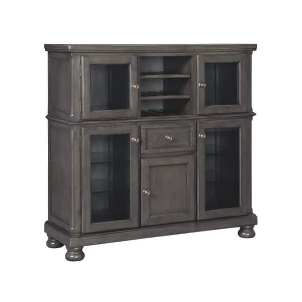 Shop Audberry Dining Room Server Dark Gray Free Shipping Today