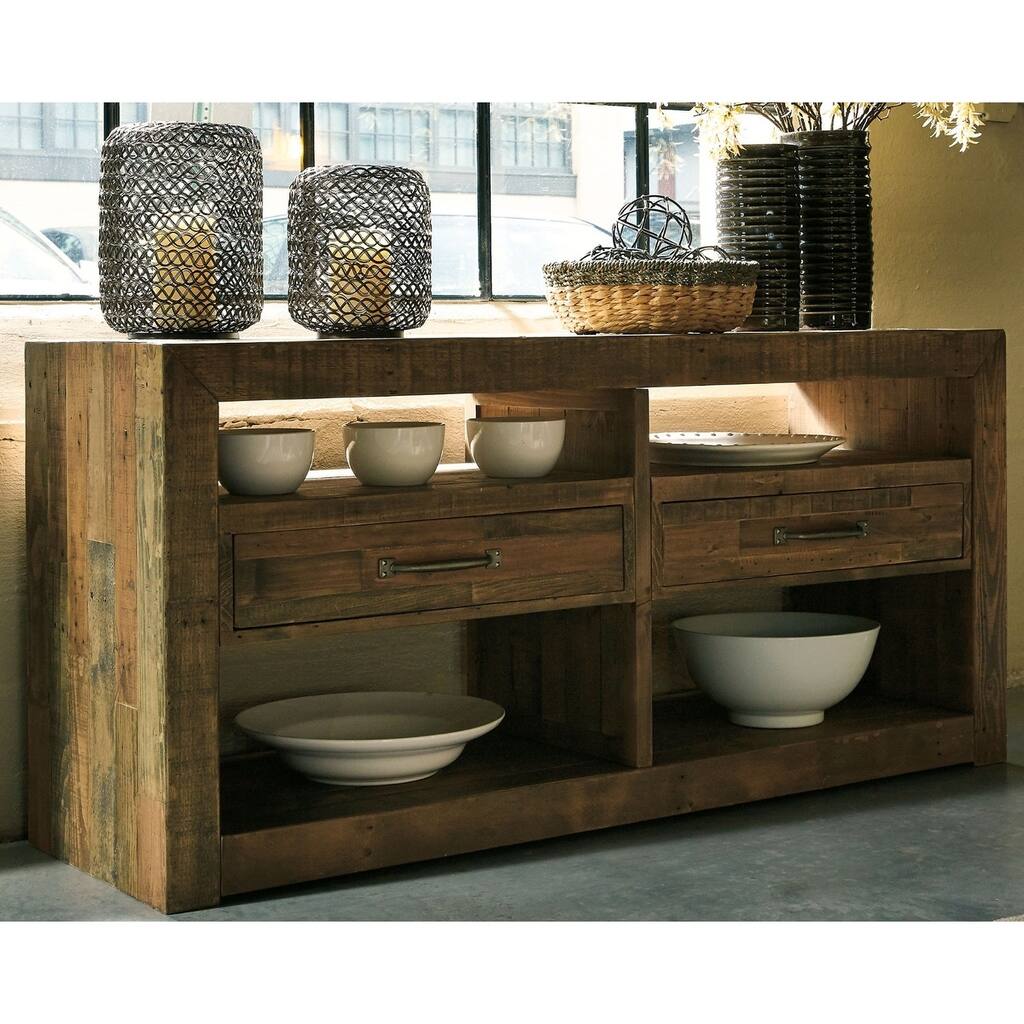 Sommerford Reclaimed Wood Dining Room Server - Brown