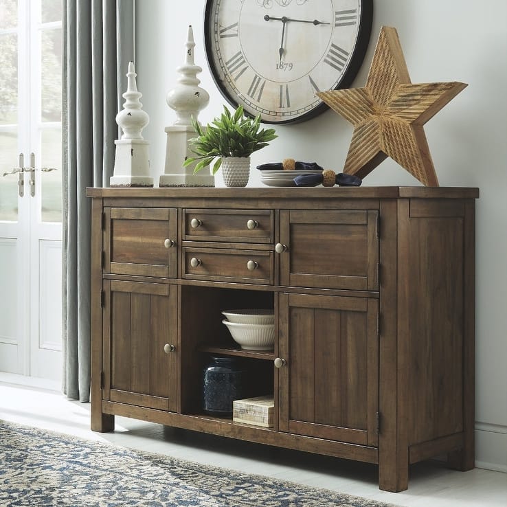 Signature Design by Ashley Mykolaiv Grey-brown Dining Room Server
