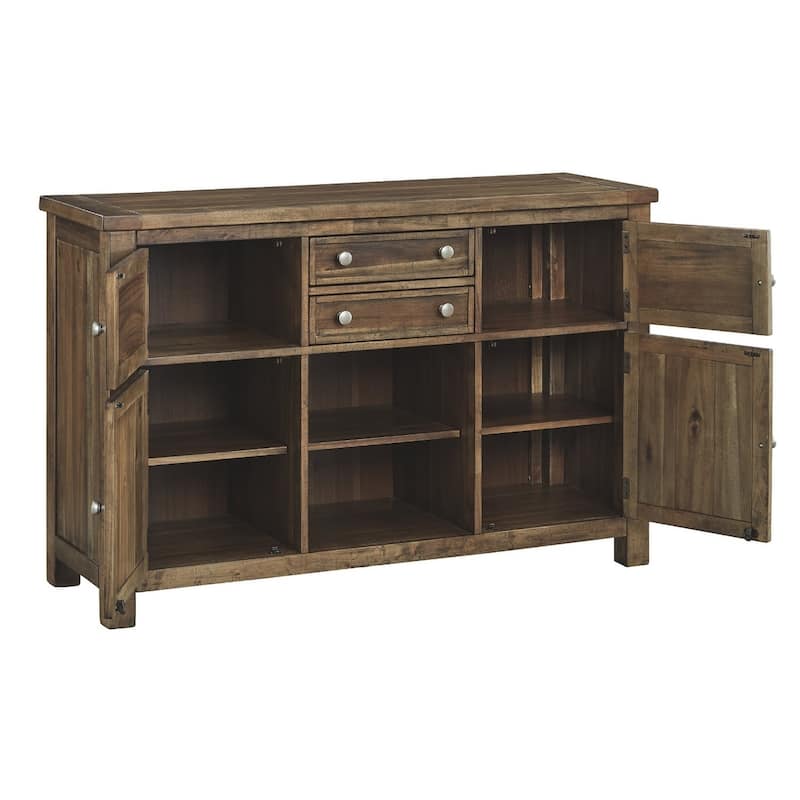 Signature Design by Ashley Mykolaiv Grey-brown Dining Room Server - Greyish Brown