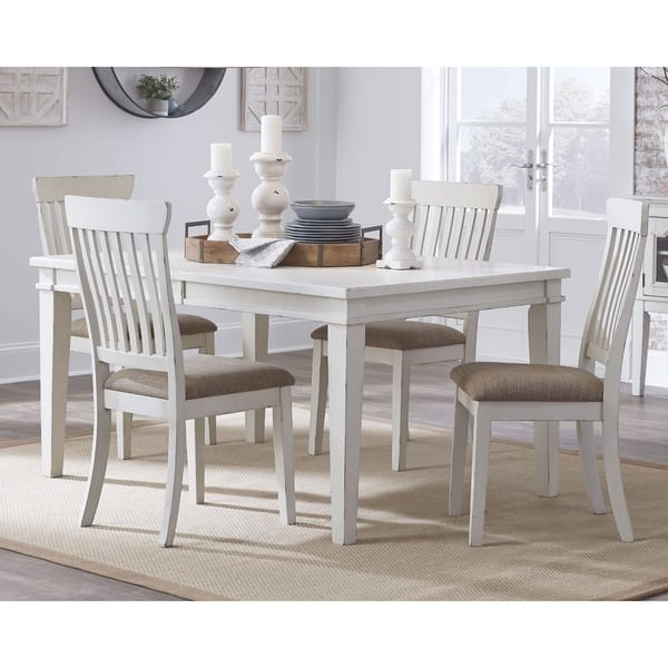 Danbeck Rectangular Dining Room Extension Table White Overstock 28029433