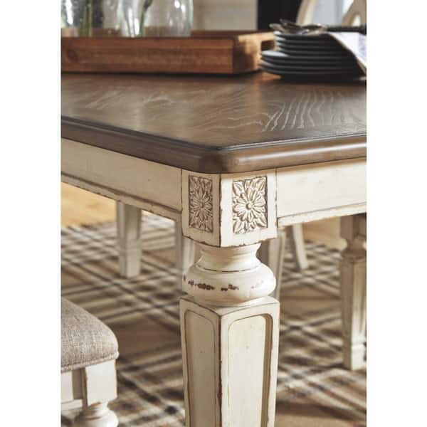 Shop The Gray Barn Nettle Bank Chipped White Finish Wood Rectangular Dining Room Extension Table On Sale Overstock
