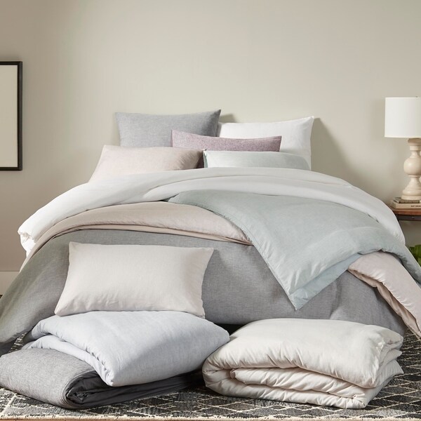ED by Ellen DeGeneres Dream Collection Linen Blend Duvet Cover and Sham Sold Separate