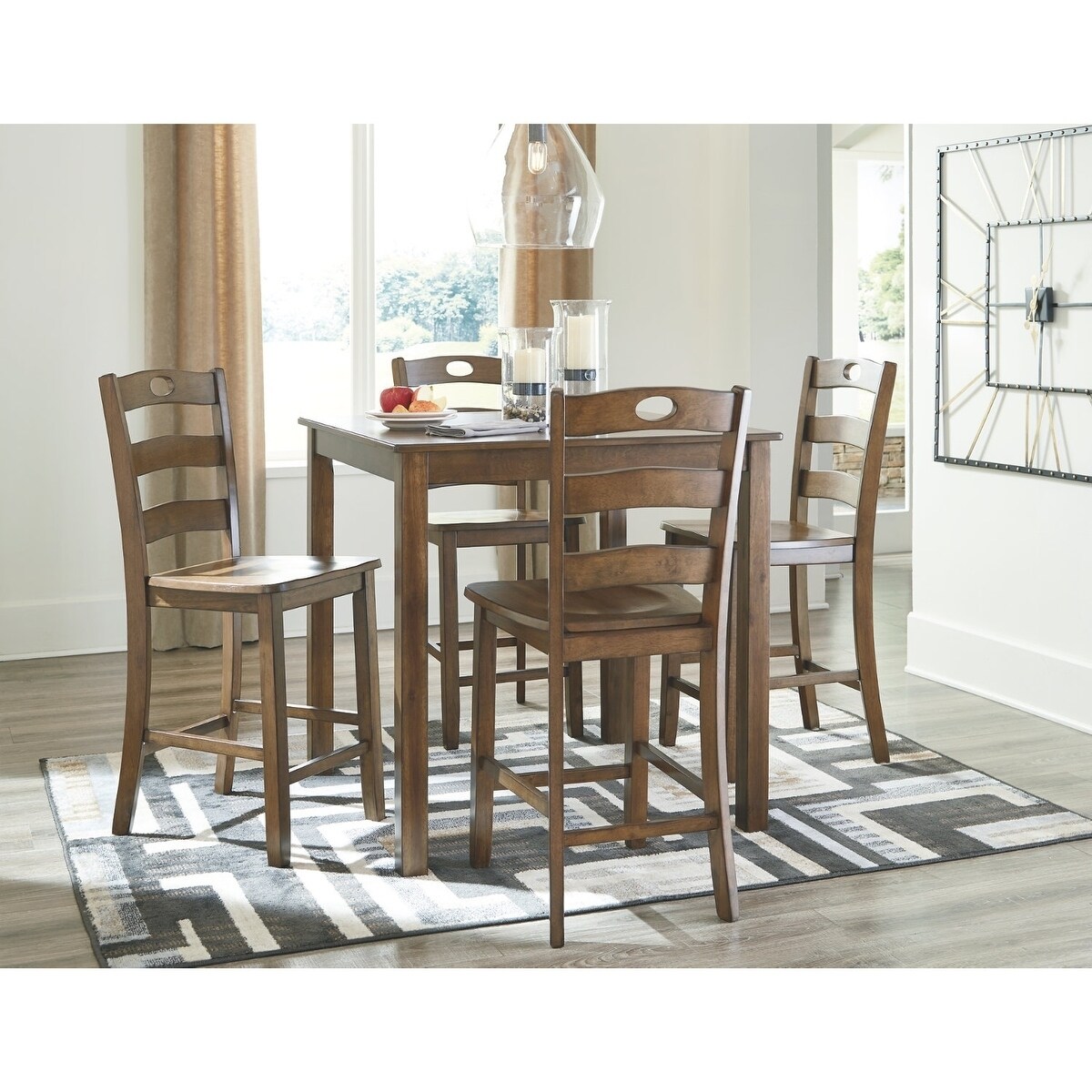 Counter Height Dining Chairs Set Of 4 - 5 Piece Counter Height Dining