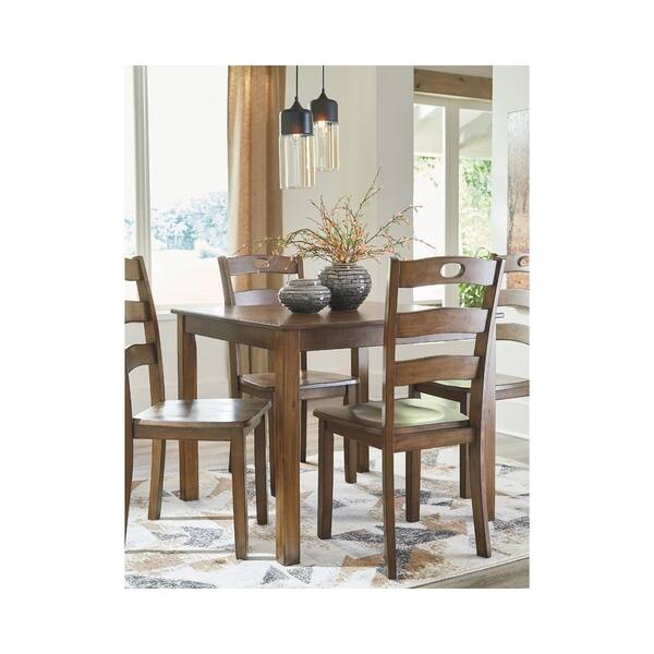 Medium Brown Dining Room Chairs / Flynnter Medium Brown 7 Pc Dining