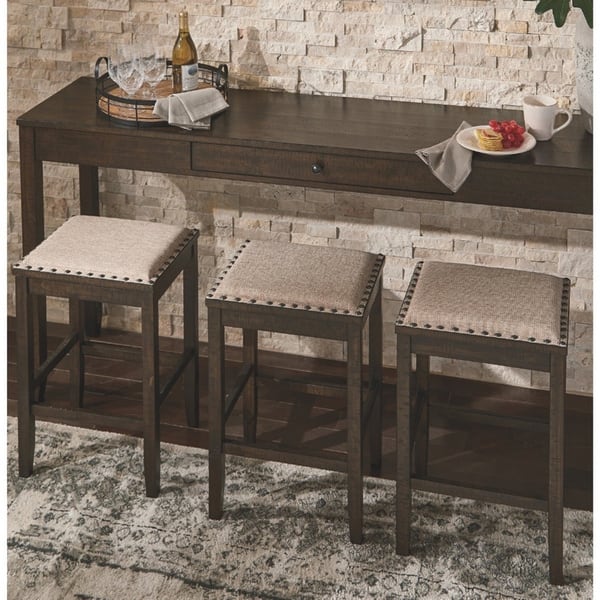 The Gray Barn Yewbank Rectangular 4 Piece Counter Height Dining Set Overstock 28029466