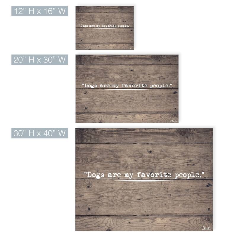 Porch & Den 'Dog People' Wrapped Canvas Wall Art