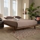 preview thumbnail 2 of 4, Carson Carrington Ulva Walnut Wood Platform Bed Frame