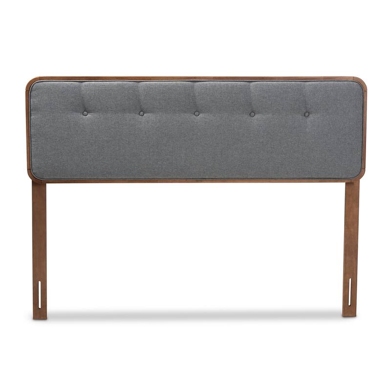 Carson Carrington Ulvik Mid-century Button-tufted Fabric Headboard