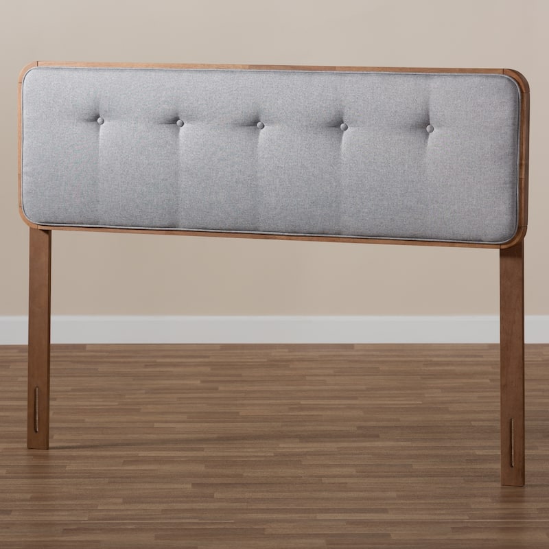 Carson Carrington Ulvik Mid-century Button-tufted Fabric Headboard