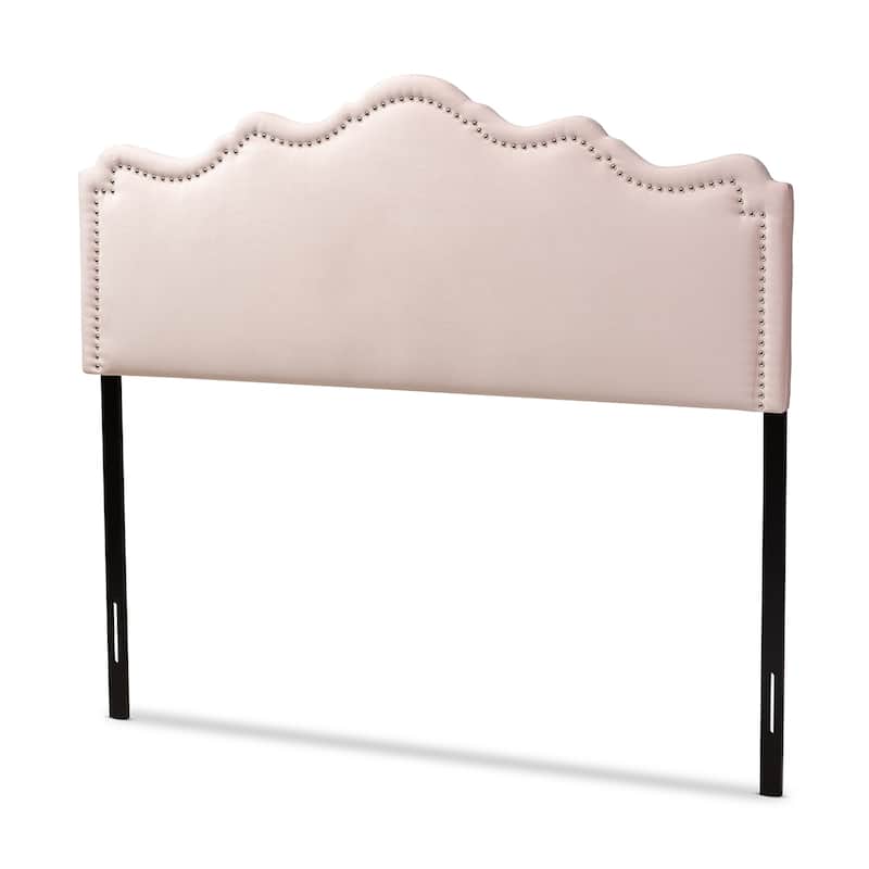 Contemporary Fabric Headboard - Pink - Queen