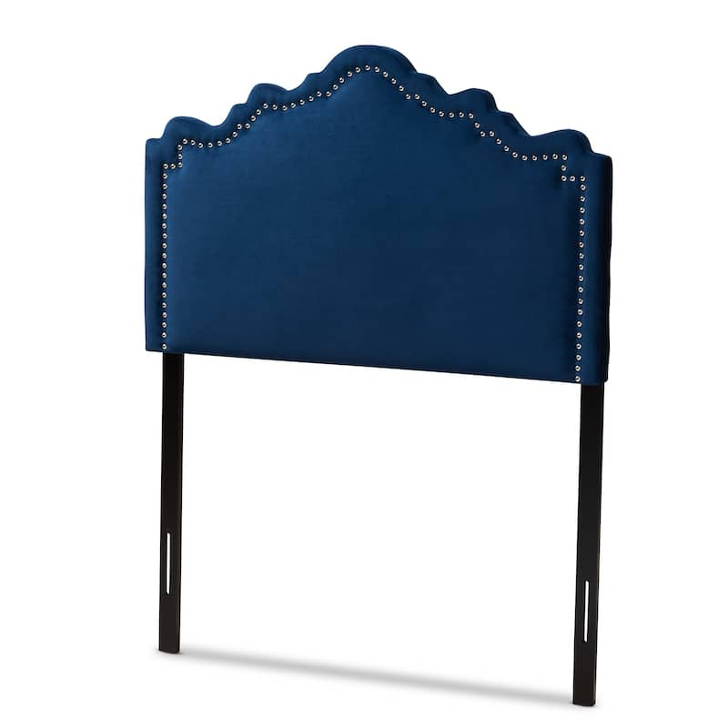 Contemporary Fabric Headboard - Navy - Twin