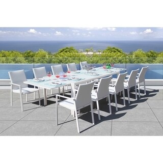 Ritz White 11-piece Outdoor Dining Set