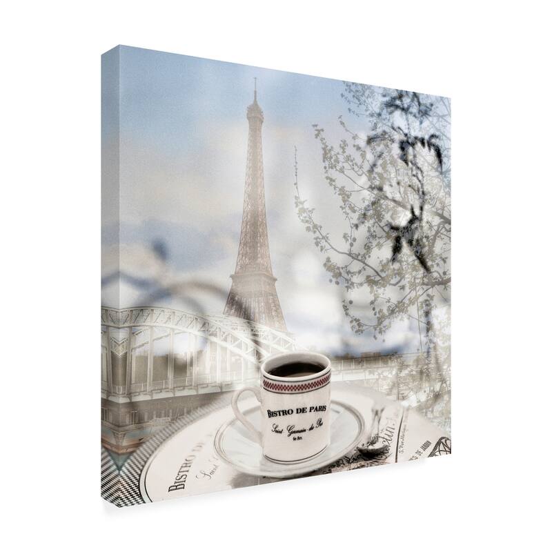 Alan Blaustei 'Bistro de Paris #1' Canvas Art