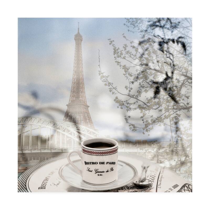Alan Blaustei 'Bistro de Paris #1' Canvas Art