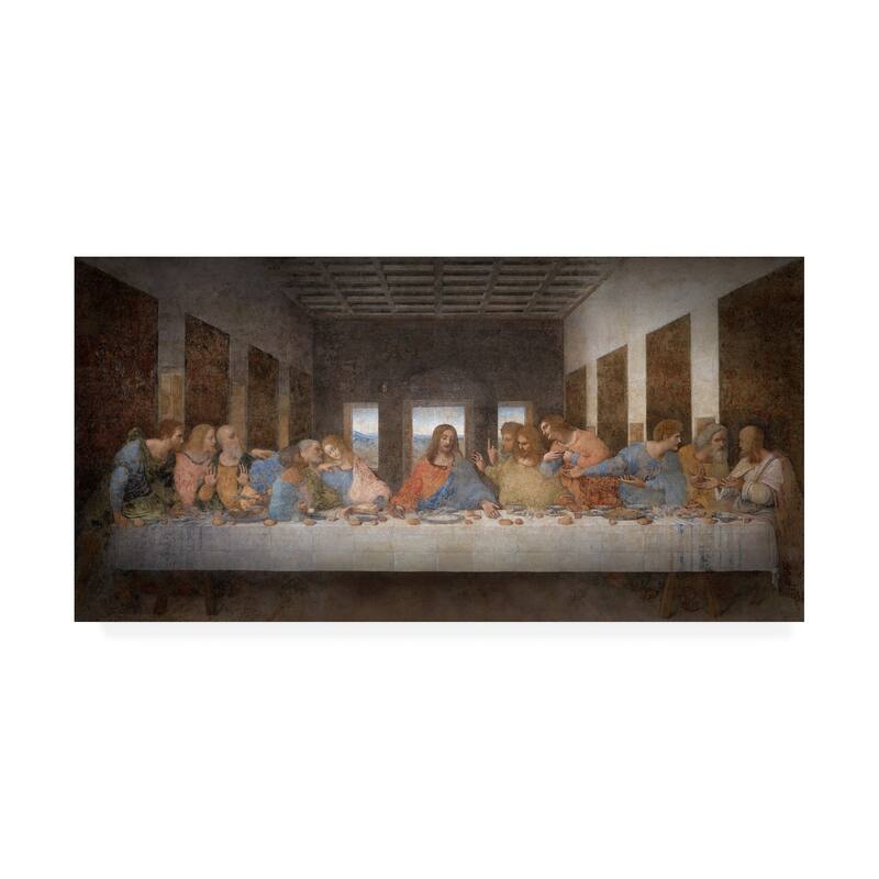 Leonardo Da Vinci 'The Last Supper Da Vinci' Canvas Art