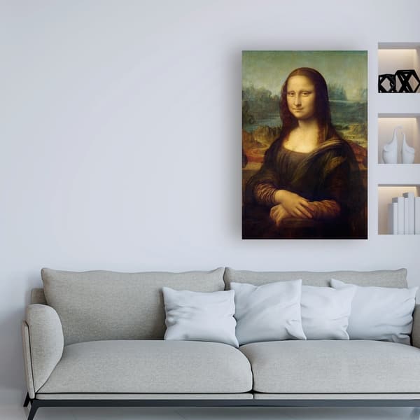 Leonardo Da Vinci 'Mona Lisa Da Vinci' Canvas Art - On Sale - Bed Bath ...