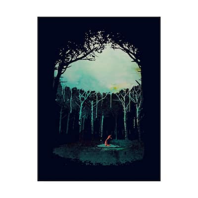 Robert Farka 'Deep In The Forest Fox' Canvas Art