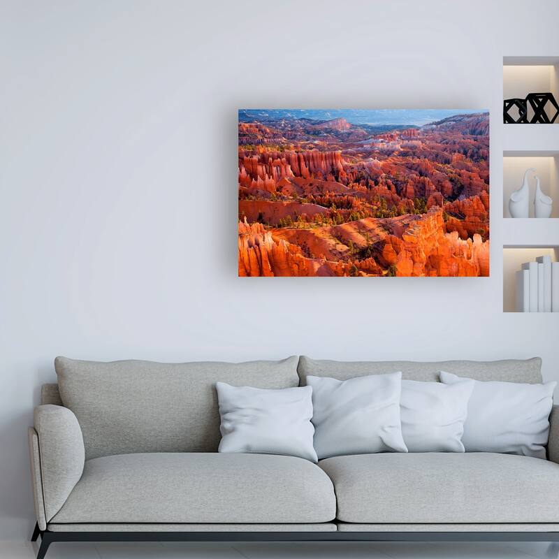 John Gavrili 'Morning Light Southwest' Canvas Art