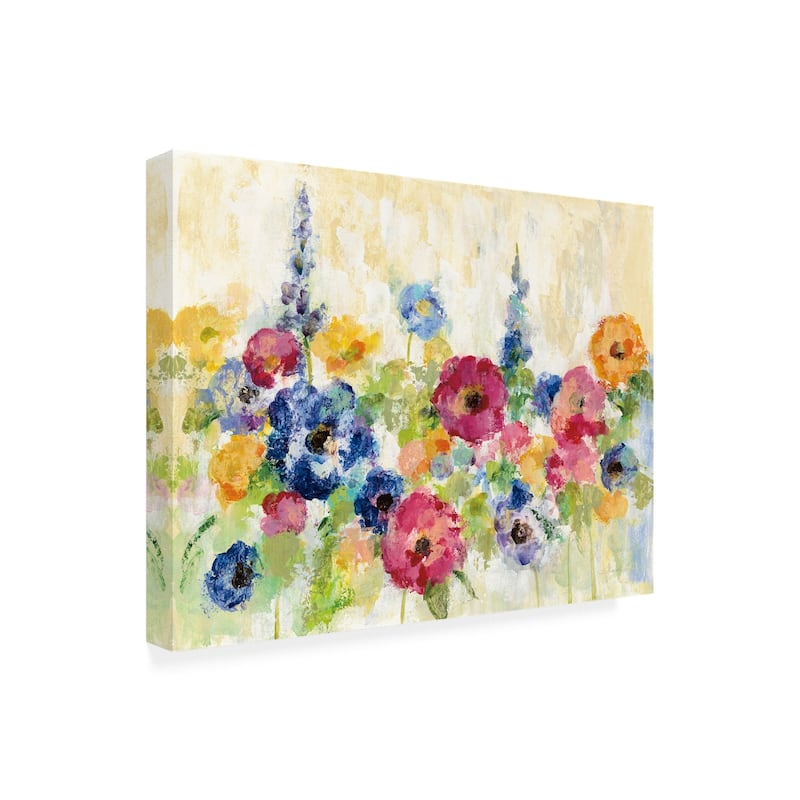 Silvia Vassileva 'Sunshine Field Flowers' Canvas Art