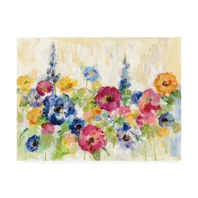 Silvia Vassileva 'Sunshine Field Flowers' Canvas Art