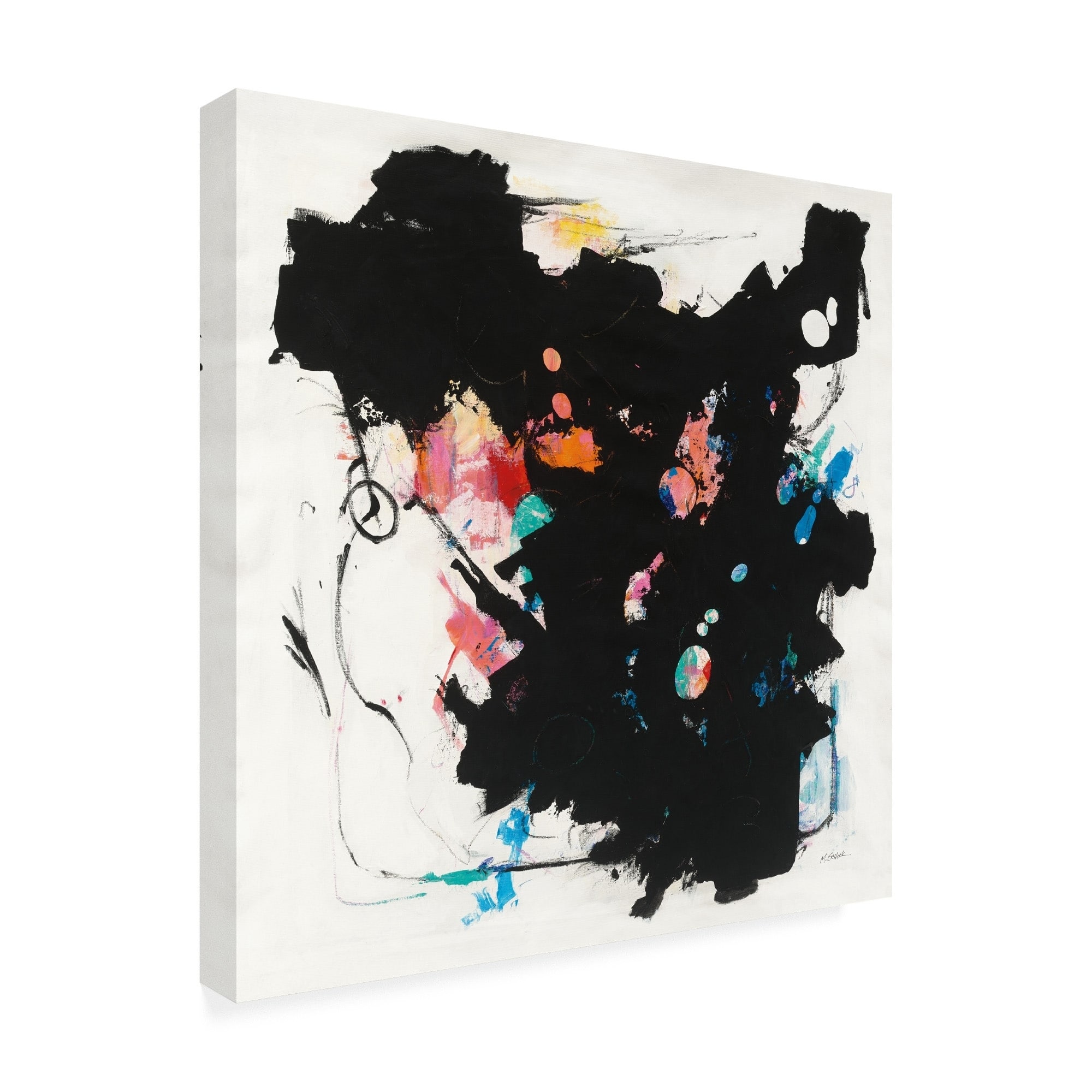 Mike Schick 'abstract Redacted' Canvas Art - Bed Bath & Beyond - 28031444