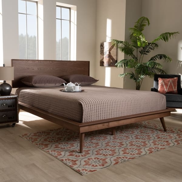 Shop Carson Carrington Ulvsta Mid Century Modern Walnut Wood