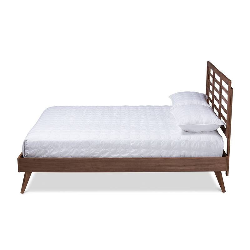 Carson Carrington Hjulsta Mid-century Modern Wood Platform Bed