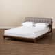 Carson Carrington Ulvsta Mid-century Fabric Platform Bed